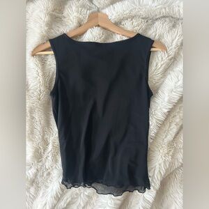 Brandy Melville Black Fitted Tank Top
